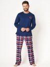 Piżama Key MNS 613 B24 Flanela M-2XL męska
