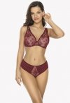 Biustonosz push-up bralette Gaia BS 1032 Jenny Bordowy - WYSYŁKA 24H