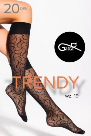 GATTA TRENDYLINE KNEE SOCKS - 19 PODKOLANÓWKI DAMSKIE