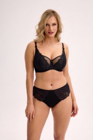 GAIA BIUSTONOSZ SOFT BALCONETTE JESSIA 1229 CZARNY