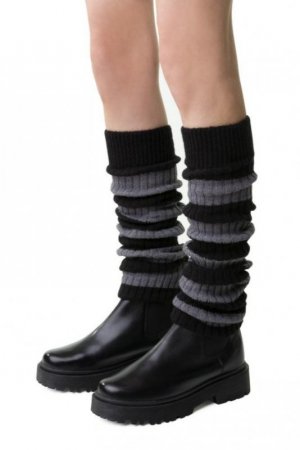 STEVEN Getry wełniane 068 paski