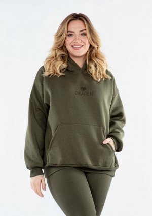 D Karen Bluza Randi H1 KHAKI BAWEŁNA GRUBA