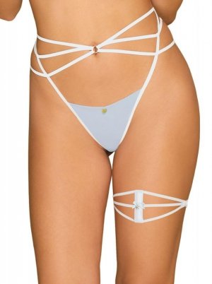Obsessive Bielizna - A760 podwiązka biała