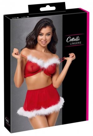 Cottelli LINGERIE X-Mas Top+Skirt