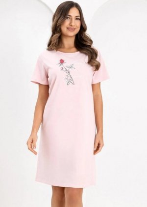 Regina KOSZULA REGINA 172 RÓŻ XXL-4XL