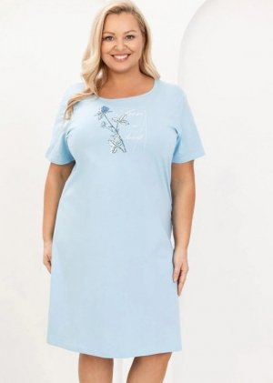 Regina KOSZULA REGINA 172 NIEBIESKI XXL-4XL