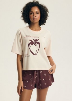 Esotiq Henderson PIŻAMA HENDERSON LADIES 44474 EVIKA 30X