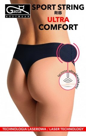 Gatta FIGI GATTA SPORT STRING RIB ULTRA COMFORT BLACK
