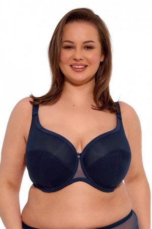 GAIA BIUSTONOSZ SEMI-SOFT SONIA MAXI BSM 1058 GRANATOWY