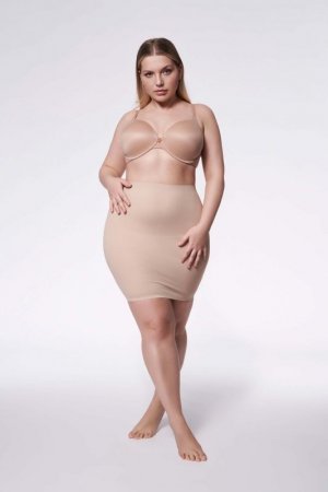Julimex Wyszczuplająca półhalka 220 Basic Half Slip Naturalna
