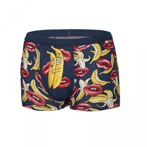 Cornette Bokserki Bananas 010/70 Jeans-Red-Yellow