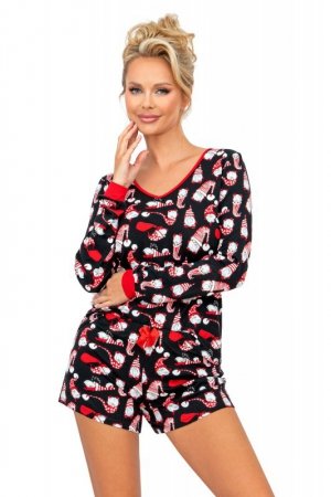 Donna Piżama Santi II Black