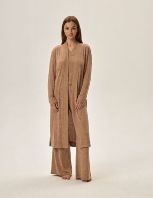 Henderson Ladies Szlafrok Fudge 41948-80X Beżowy