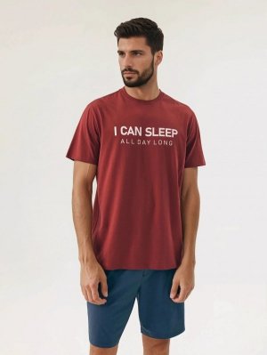 Henderson Piżama Sleeper 42614-33X Czerwono-Niebieska