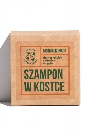 Mydlarnia Cztery Szpaki Normalizujący szampon do włosów w kostce - Rozmaryn i Mandarynka kosmetyki do włosów szampon