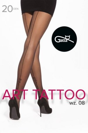 Gatta Tattoo 08 20 DEN bielizna wyrób pończoszniczy rajstopy