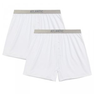 Atlantic Bokserki 2BMB 005 2-pak białe