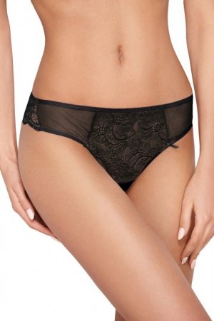 Ewana Figi stringi 082 czarne