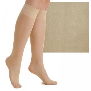 Gabriella Podkolanówki bezuciskowe lycra 500 15 den neutro