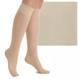 Gabriella Podkolanówki bezuciskowe lycra 500 15 den nocciola