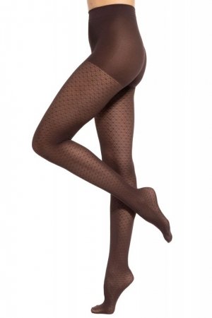 Gatta Rajstopy Gatta Wedel W03 40 den dark choco