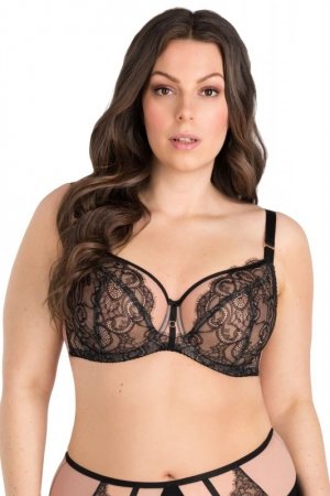 Gorsenia Biustonosz Black to black 834 czarny