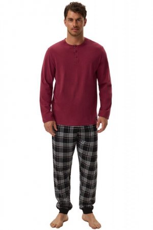 Esotiq-Henderson Piżama Honor 41919 maroon