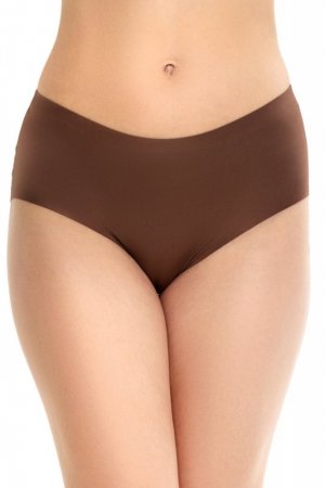 Julimex Figi Chocolate midi brązowe