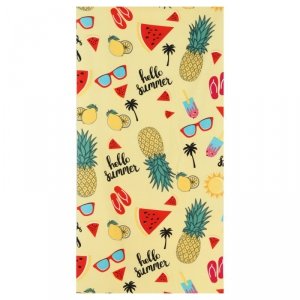 Noviti Ręcznik plażowy 70x140 Hello summer żółty