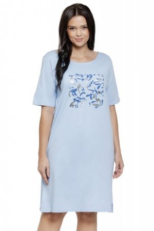 Taro Koszula nocna Valentina 3573 02 niebieska