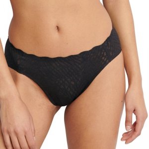 Sloggi Figi Zero Feel Bliss High leg czarne