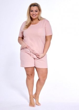 Piżama Cornette 521/301 Lagoon kr/r 3XL-5XL damska
