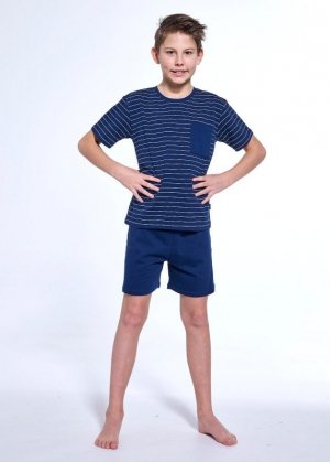 Piżama Cornette Young Boy 218/118 Lagoon kr/r 134-164