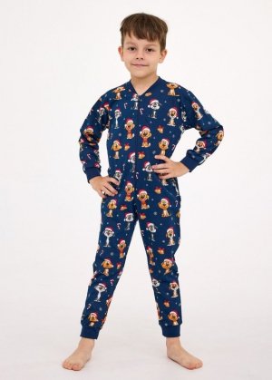 Kombinezon Cornette Young Boy 186/180 Dog 2 dł/r Christmas 134-164