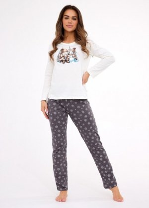 Piżama Cornette 855/428 Friends dł/r Christmas 3XL-5XL