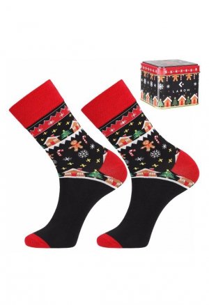 Skarpety Moraj CMLS700-006 Świąteczne Puszka 38-43