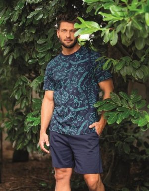 Piżama Key MNS 934 A26 kr/r M-2XL męska