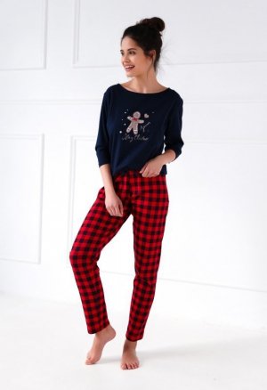 Piżama Sensis Amma 3/4 Christmas S-XL