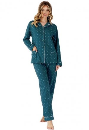 Piżama Leveza Newena 1478 dł/r M-2XL rozpinana