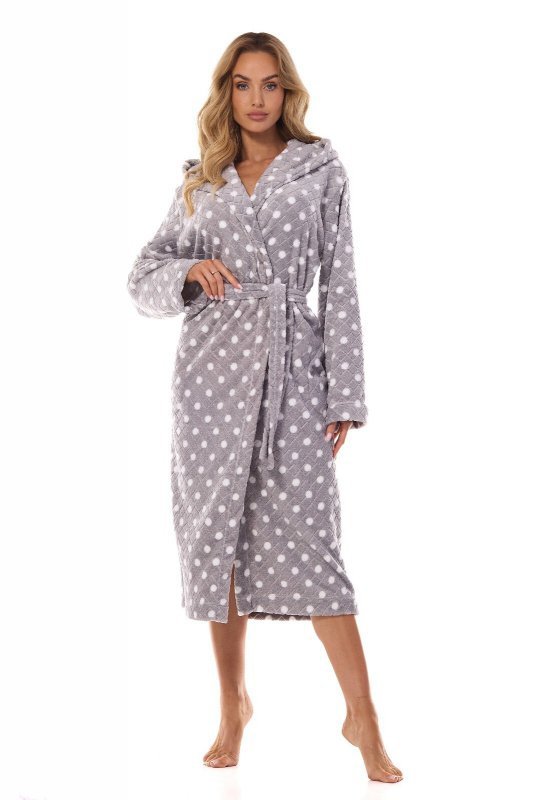 L&L Szlafrok 2406 LONG DOTS