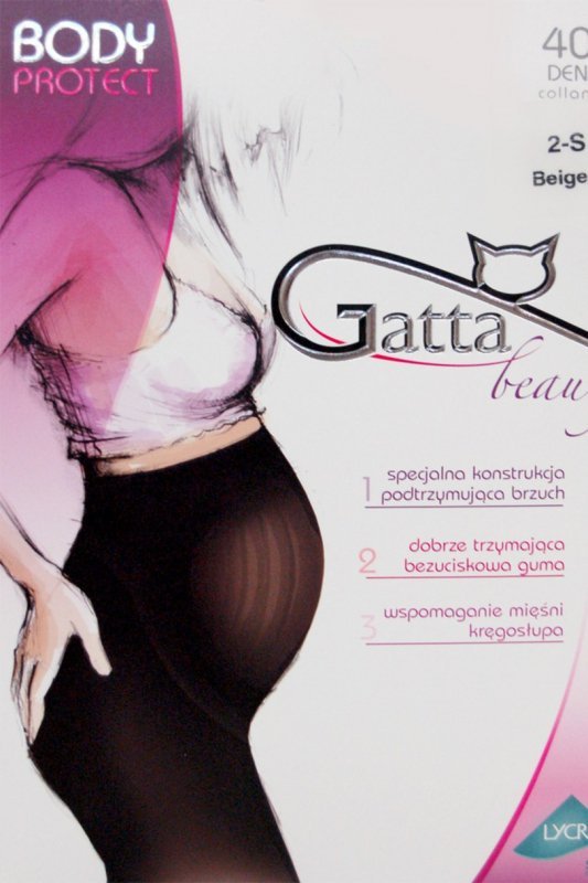 GATTA BODY PROTECT -  Rajstopy ciążowe, 40 DEN