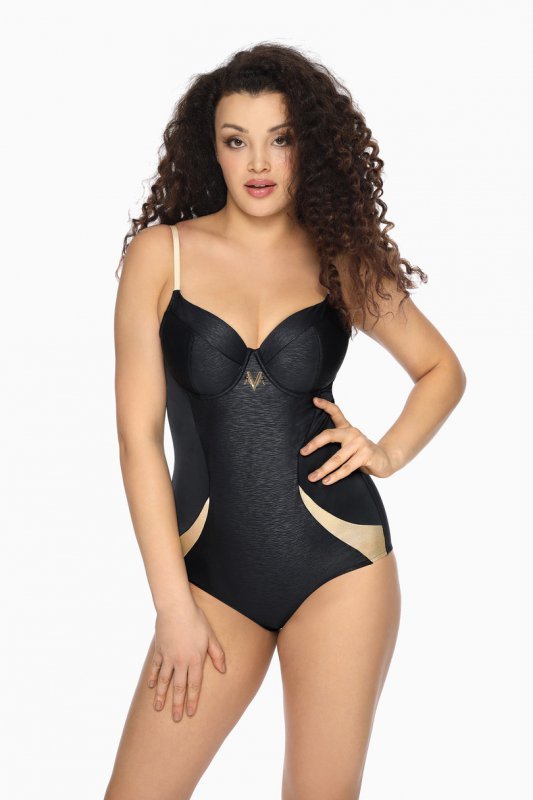 AVA SWIMWEAR STRÓJ KĄPIELOWY SKJ 46 BLACK