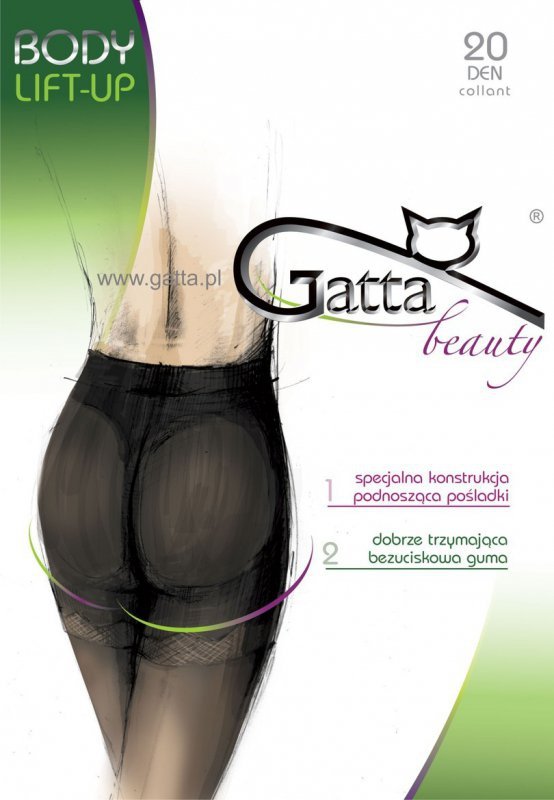 GATTA BODY LIFT-UP - Rajstopy damskie korygujące ,20 DEN