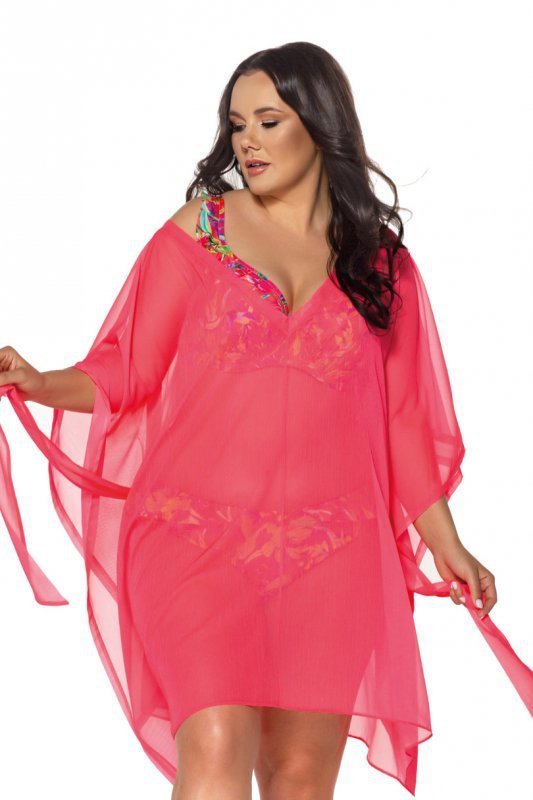 AVA SWIMWEAR PAREO 019 NEON CORAL