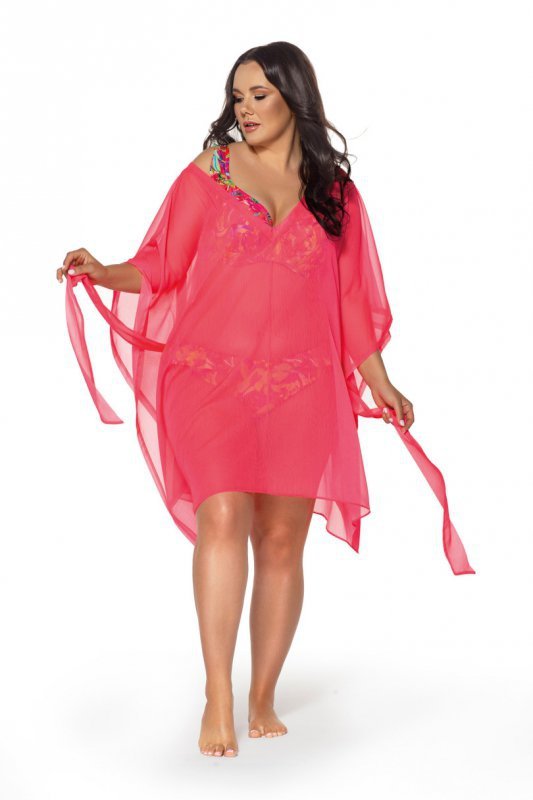 AVA SWIMWEAR PAREO 019 NEON CORAL