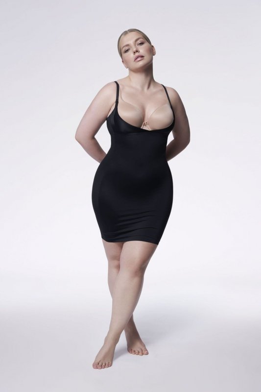 JULIMEX HALKA POD BIUST  SHAPEWEAR 222 CZARNA