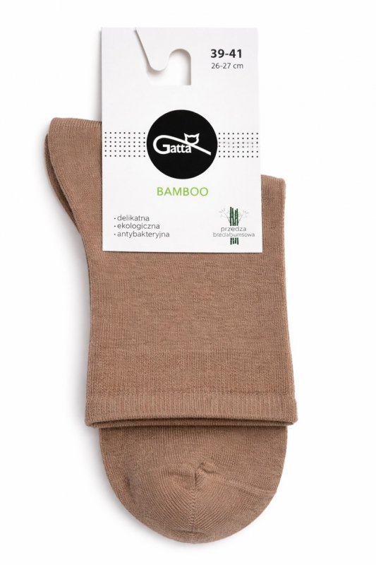 GATTA SKARPETKI DAMSKIE GŁADKIE Z BAMBOO U84.028