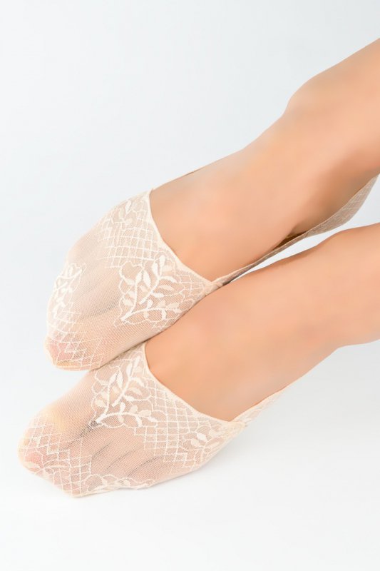 NOVITI STOPKI NISKIE KORONKOWE SN048