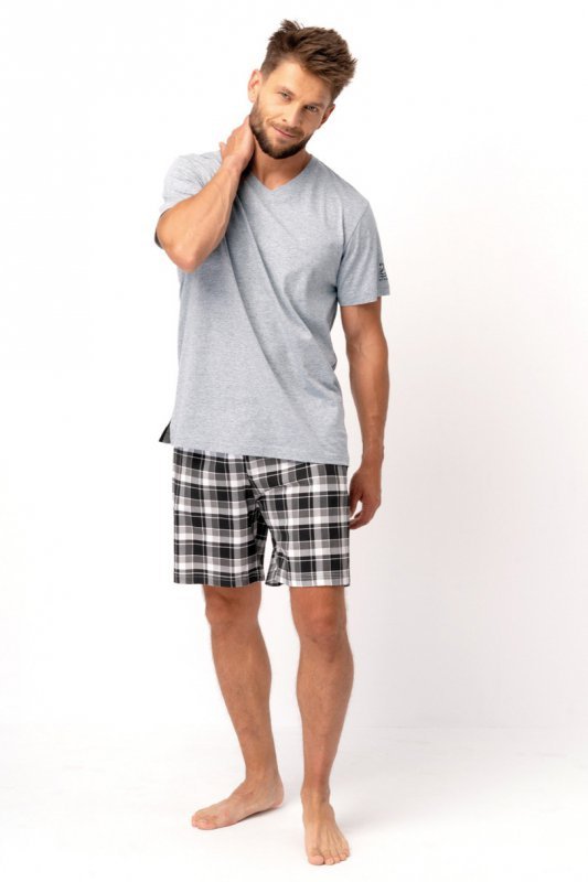 KEY PIŻAMA MĘSKA MNS 460 A25 3XL-4XL
