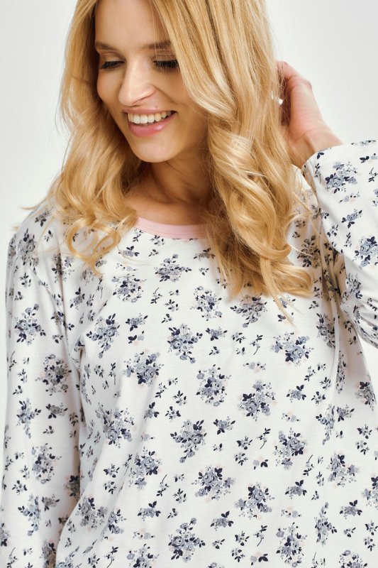 TARO 3451 PIŻAMA DAMSKA DŁUGA MARTINA M-XL